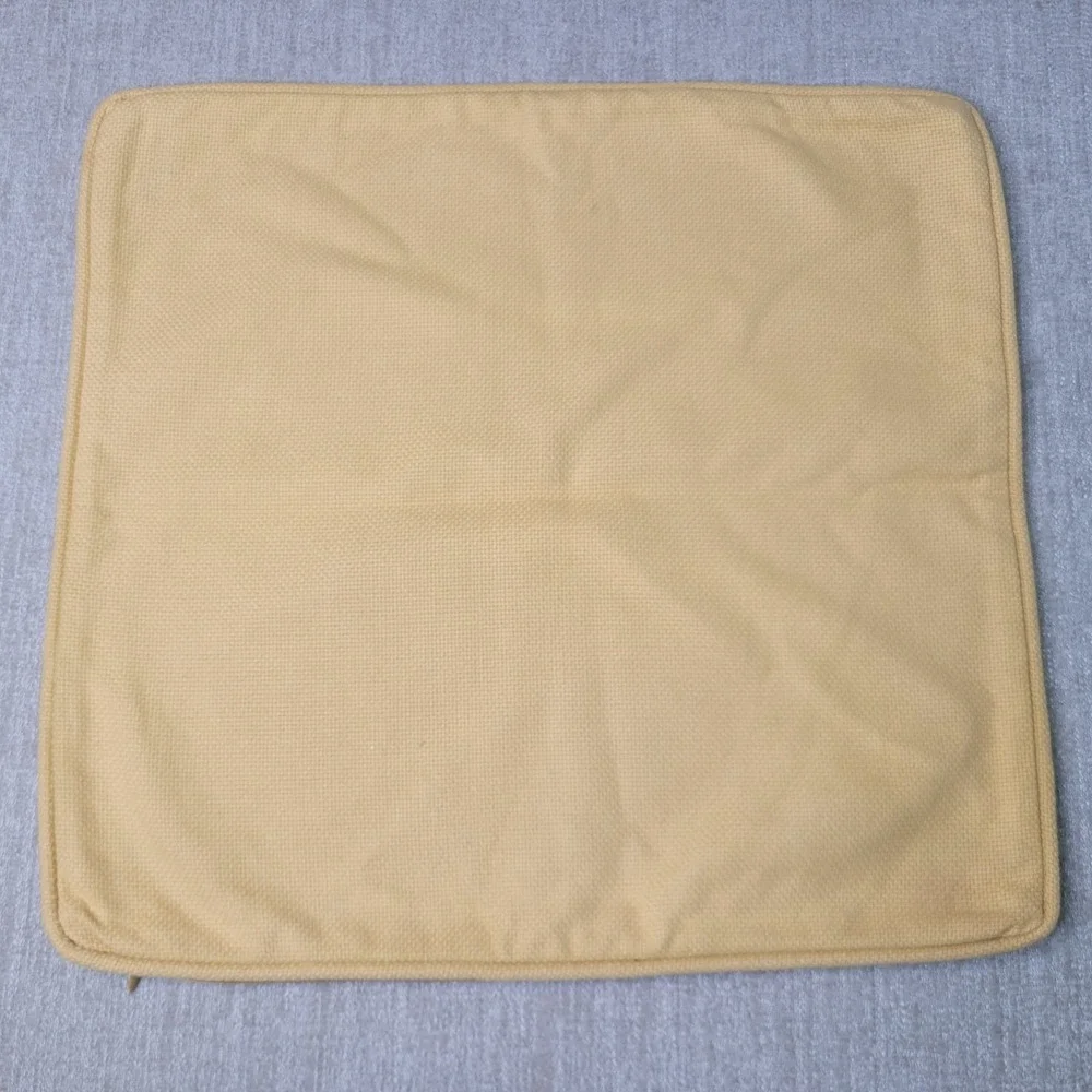Pottery Barn Throw Pillow Set of 2 Yellow Square 18